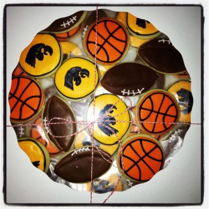 University of Iowa Sports Cookies