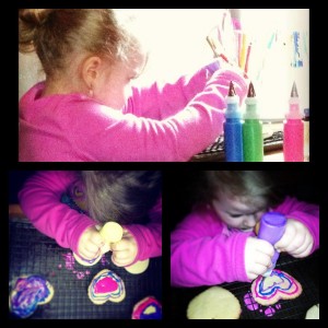 Averie Working on Cookies