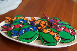 Ninja Turtle Birthday Cookies Cedar Rapids IA