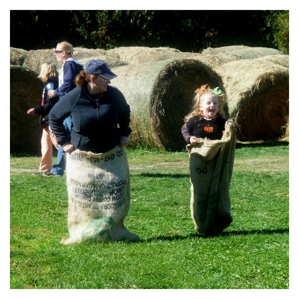 Pumpkin Patch Pizzazz Sack Race