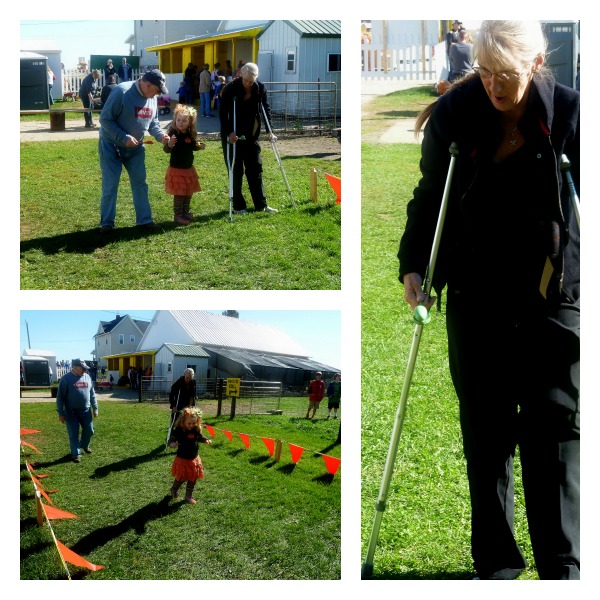 Pumpkin Patch Pizzazz Spoon Race On Crutches