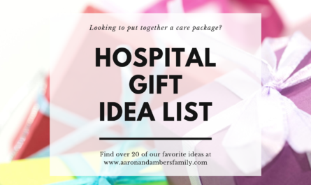 Hospital Gift Idea List Over 20 ideas for care packages