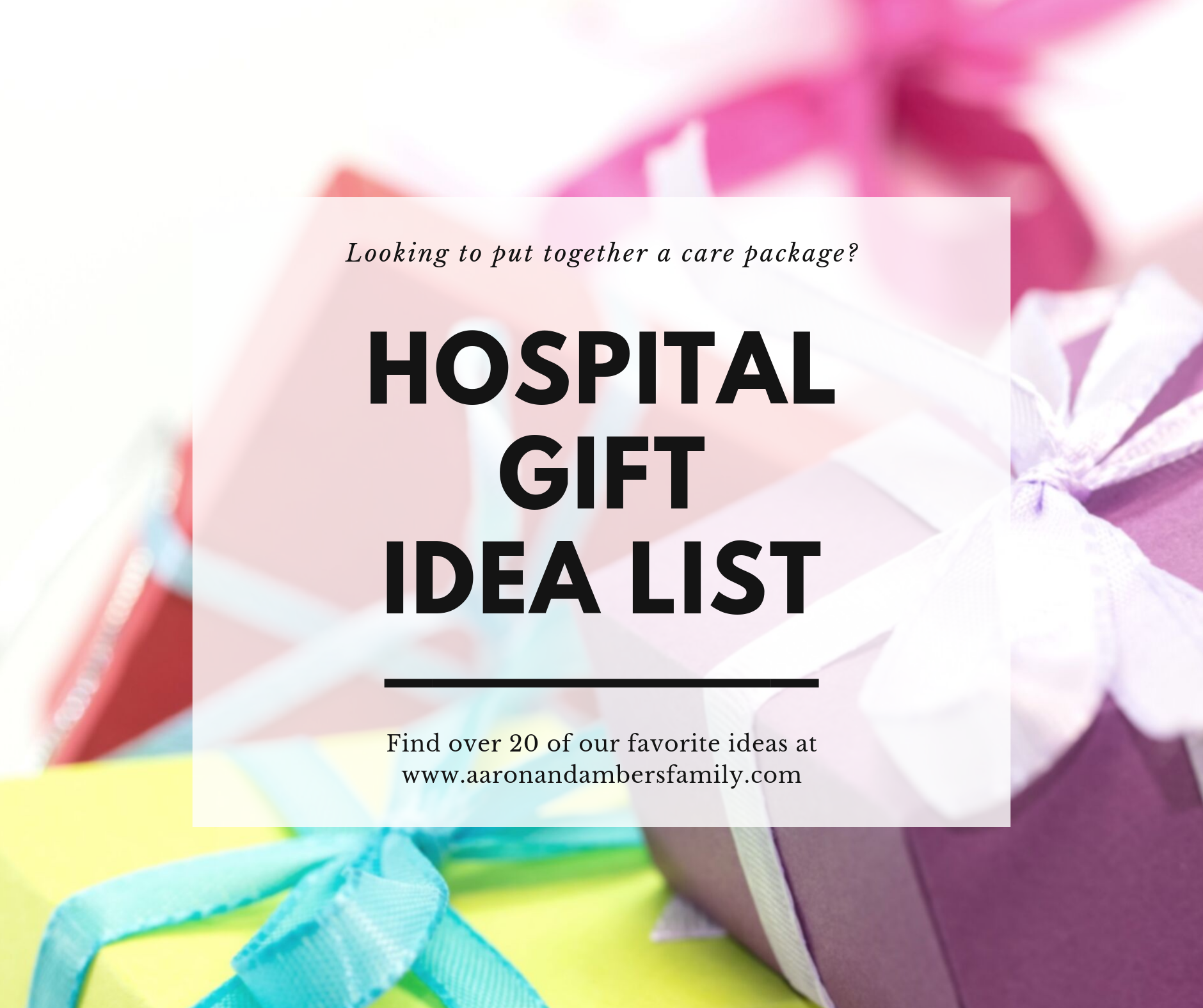 Hospital Gift Idea List Over 20 of Our Favorite Hospital Gift Ideas for Care Packages